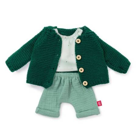 Conjunto pantalón verde muñeca 38 cm